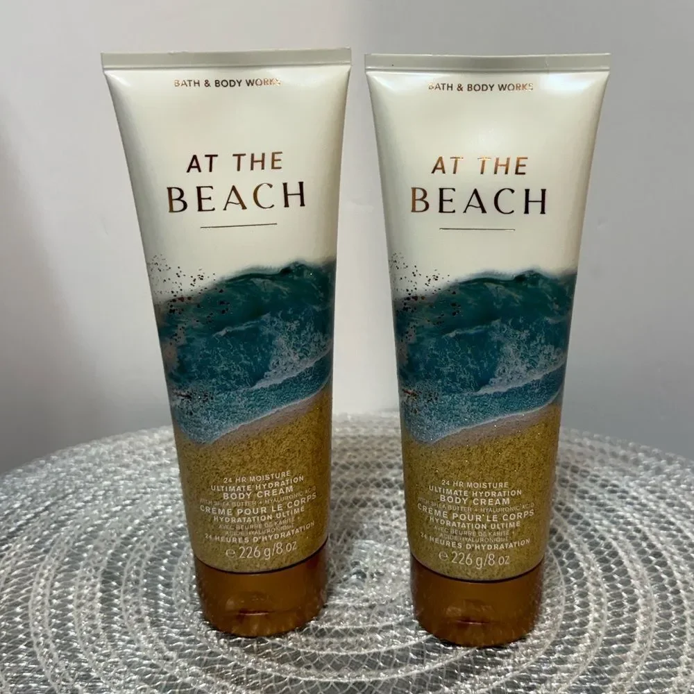 BBW At The Beach Body Cream Set of 2 NWT
